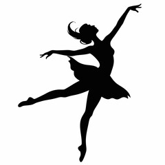 ballet dancer silhouette