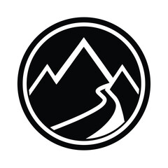 Trail Observation Icon Vector Illustration