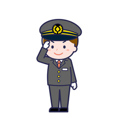 運転士／ななめ／男性 02