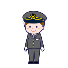 運転士／ななめ／男性 09