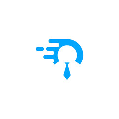 Abstract Business Profile Icon with Dynamic Design