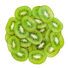 Kiwi slices png, food element, transparent background