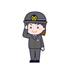 運転士／ななめ／女性 02