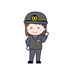 運転士／ななめ／女性 04