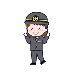 運転士／ななめ／女性 07