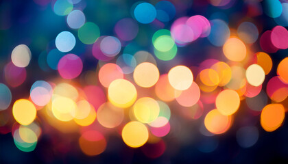 Fototapeta premium blur colorful bokeh light abstract background