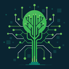 Green Technology Tree Nature and Innovation Connected