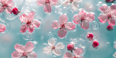 High definition petal falling material