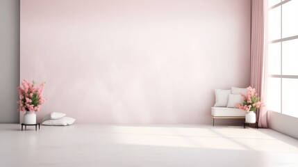 A stylish photography backdrop with soft gradient lighting, smooth white tones, and elegant modern aesthetics, set against a white background.