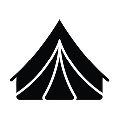 Fototapeta premium Tent Peg Pull Icon Vector Illustration