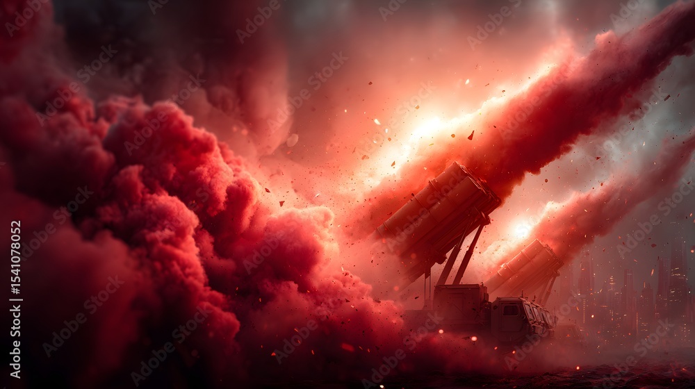 Poster a massive explosive and fiery incident results in an intense display of chaos debris and devastation