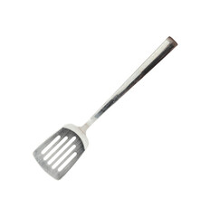 stainless steel spatula isolated