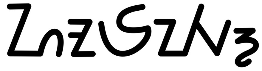  Illustration vector graphic of the name Zoey, Sundanese script. Great for printing on your personal items
