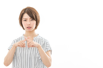 若い女性　NG
