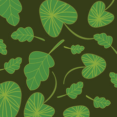 Vector background image in a green leaf tone.