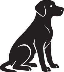 dog silhouette vector