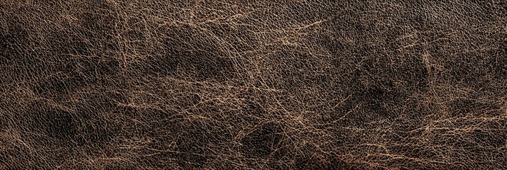 Dark Brown Leather Texture
