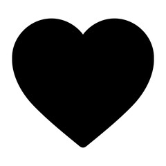 PNG Black heart symbol love, user interface icon on transparent background