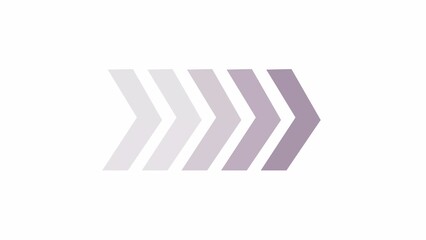 Gradient arrow graphic depicting progress direction movement and transition on a white background simple and modern design