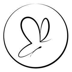 Butterfly Icon Vector Illustration Butterfly Symbol.