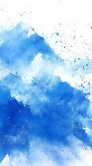 Digital technology blue and white brush texture pattern illustration poster background