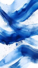 Digital technology blue and white brush texture pattern illustration poster background