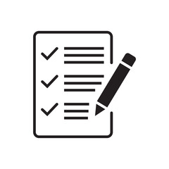 clipboard with pencil