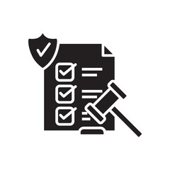vector illustration of a symbol of justice