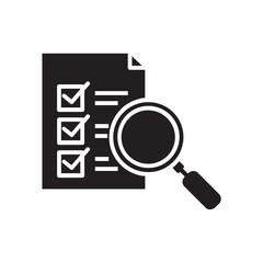 magnifying glass with text