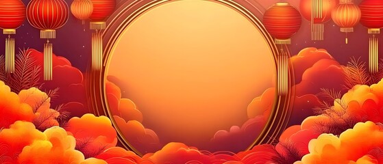 Valentine background, pink and red.