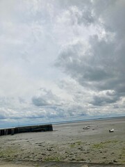 storm over the sea