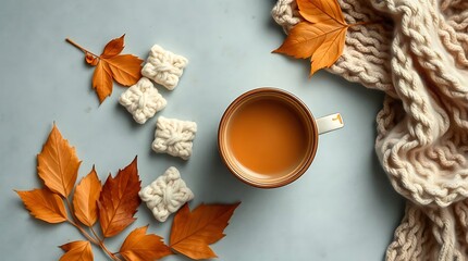 Closeup view of a dark chocolate truffle on a stack of dark chocolate pieces and cocoa beans against a dark background, creating a rich and luxurious still life