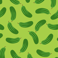 cucumber seamless pattern. Cucumbers pattern background 