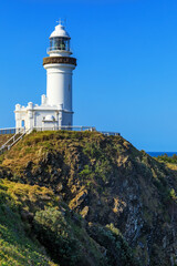 Cape Byron Lighthouse at Sunset, Byron Bay, NSW - January, 2023