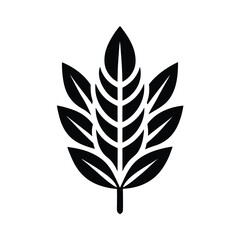 Curry Leaves Icon Vector Illustration