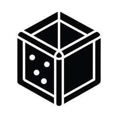 Ginger Cube Icon Vector Illustration