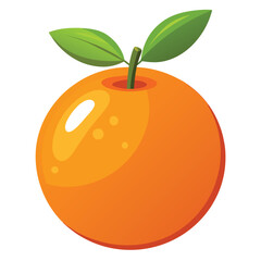  orange on white background