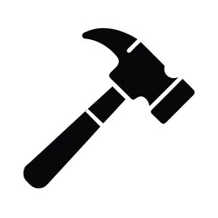 Hammer Fix Icon Vector Illustration