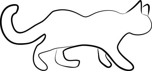 Cat Line Art 