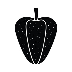 Paprika Dust Pattern Icon Vector Illustration