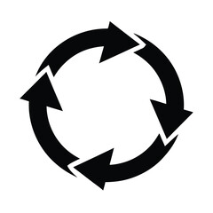 Refresh Loop Icon Vector Illustration