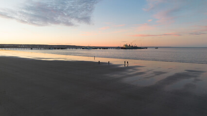 ATARDECER PLAYA PUERTO MADRYN