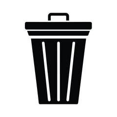 Trash Bin Remove Icon Vector Illustration