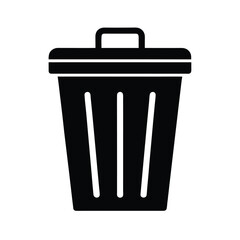 Trash Delete Bin Icon Vector Illustration