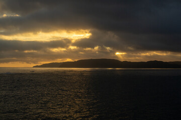 奄美大島の自然。朝の風景。