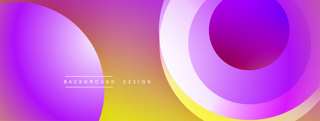 Abstract fluid shapes, vibrant colors blend. Gradient background creates dynamic visual effect. Modern design element for projects.