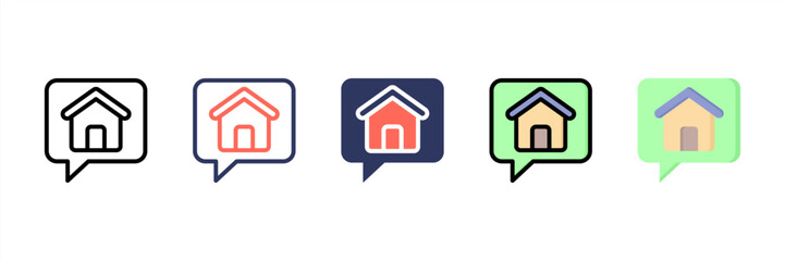 Consultation Multi Style Icon Set