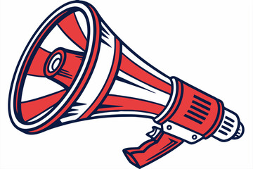 Public Voice: Bold Megaphone Icon Design