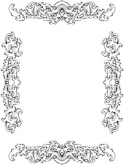 set of decorative frames