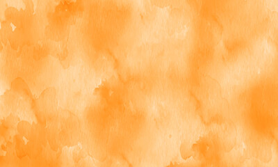 Orange watercolor background for your design, watercolor background concept, Watercolor paper background. Abstract Painted Illustration. vector. 